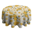 thumbnail image 4 of Design Pattern Round Tablecloth 60 Inch – Waterproof Polyester Table Cover with Full Print Design, Wrinkle Resistant & Washable for Kitchen Dining Party Decor, 4 of 6