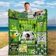 thumbnail image 1 of LHSHID Flannel Fleece Blanket American Football Field Green for Bedroom Couch Travelling Comfortable All Season Air Conditioning Blanket for Adult Chidern 30x40in, 1 of 6