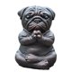 thumbnail image 1 of Estatua de perro de meditación, estatua de bulldog francés de yoga, A, 1 of 6