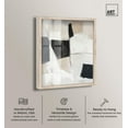 thumbnail image 2 of Abstract Aria II Shadowbox Print Minimalist Art by Art Remedy, Blonde Frame, 16 x 20, 2 of 6