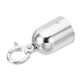 thumbnail image 1 of Unique Bargains 1.6' Stanchion Rope End Stopper Cord End Caps Barrier Rope End Cap Snap Hooks for Crowd Control, Silver, 1 of 6