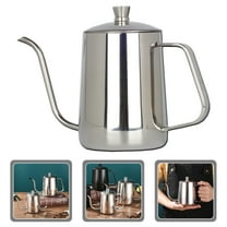 FONDOTIN Long Necked Coffee Pot Stainless Steel Tea Kettle for Home Use 1Pack