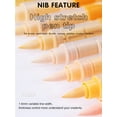 thumbnail image 4 of 72 colors Acrylic Paint Markers,Soft Brush Student Graffiti Painting Pens Set,Festival Gift DIY Art Markers, 4 of 9