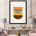 thumbnail image 3 of Designart 'Half Moons In Earth Tones Abstract Geometric Art' Modern Framed Art Print, 3 of 4