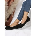 thumbnail image 3 of Women's Comfortable Round Toe Flats - Fashion Bowknot Dress Shoes, Slip On Casual Party, 3 of 13