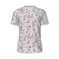 thumbnail image 5 of Wukai Orchids Flowers Print Men's Short-Sleeved Mesh T-Shirt,Quick-Dry Short Sleeve Workout T-Shirt-Medium, 5 of 8