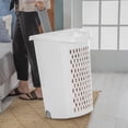 thumbnail image 4 of Sterilite 70L Ultra™ Wheeler Hamper-White, 4 of 8