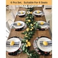 thumbnail image 4 of 15 Inch Round Placemats Set of 4, Black Christmas Non Slip Heat Insulation PP Table Mats, Snowman Xmas Tree Ball Elk Snowflake Washable Place Mats for Kitchen Dining Party Table Decor, 4 of 7