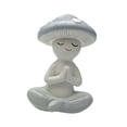 thumbnail image 4 of Estatua de hongo de meditación, figura decorativa, bonito adorno de mesa para escritorio. Estilo B, 4 of 9
