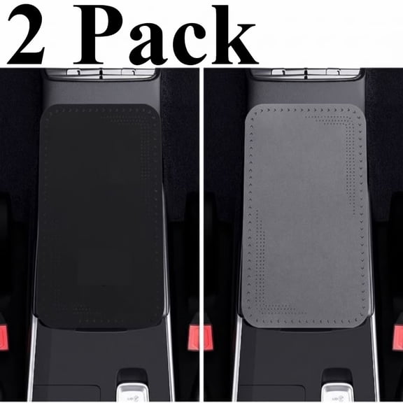 KAIRUI 2Pcs Armrest Protective Pad 12.6x8in, Dual Color Wear Resistant Cover for Car Interior Decoration