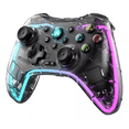 thumbnail image 1 of Control Inalámbrico Gamepad Para Switch/pc Rgb Transparente, 1 of 5