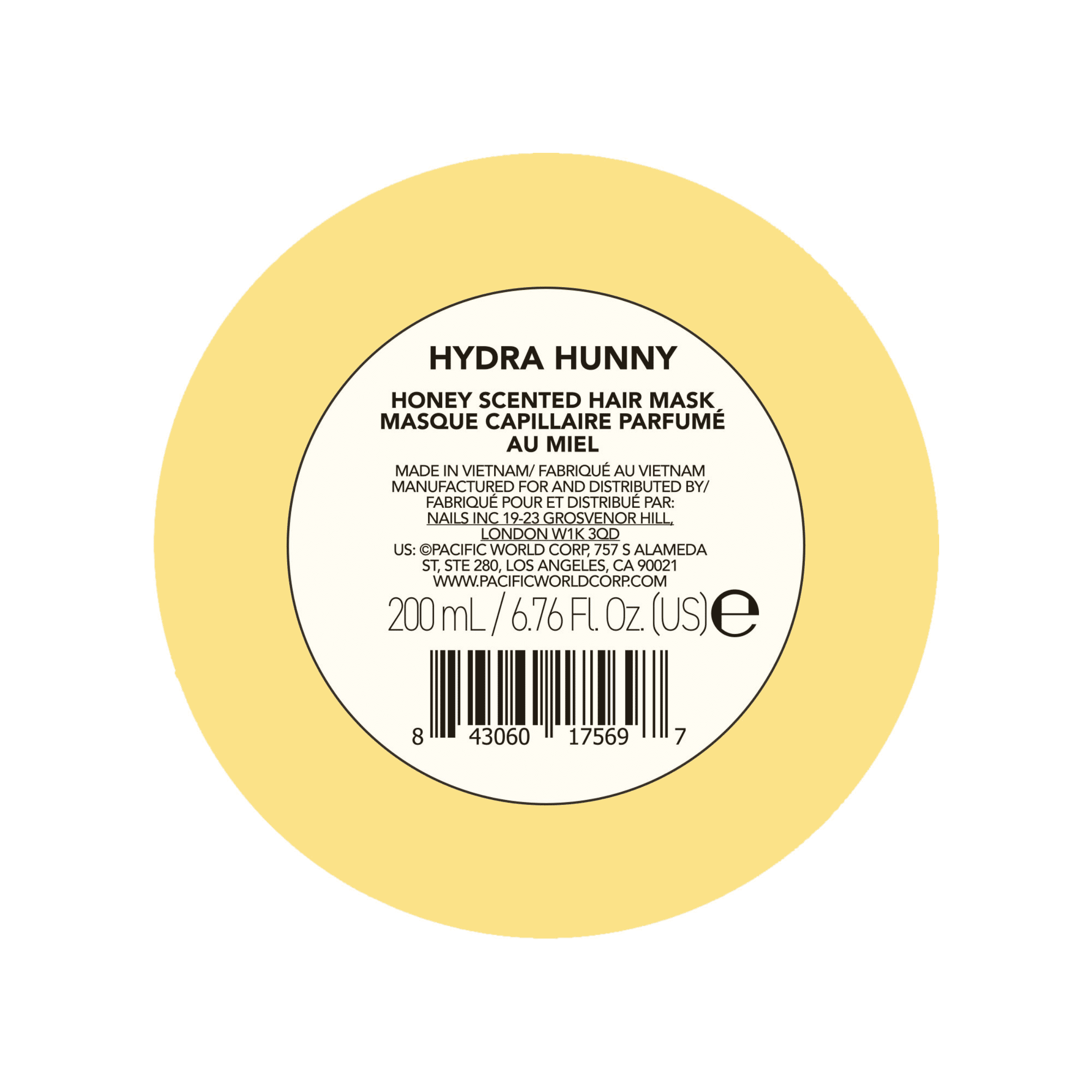 Holler Hydra Hunny Honey Scented Hair Mask, 6.76 fl oz