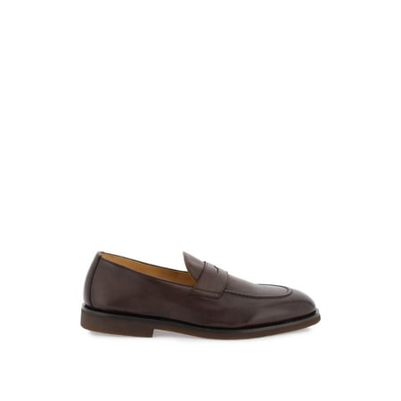 

Brunello Cucinelli Leather Penny Loafers Men