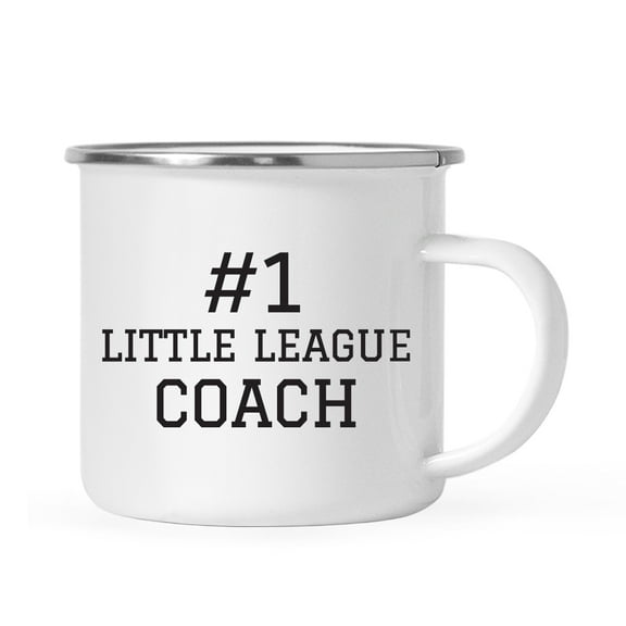 Koyal Wholesale Stainless Steel Campfire Coffee Mug, #1 Little League Coach, 1-Pack