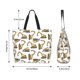 thumbnail image 5 of Balery Funny Excavator Bolsa Tote Estilo Estético con Cremalleras, Bolsa de Hombro, Bolsa de Compras Grande y Plegable, 5 of 8