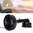 thumbnail image 4 of USB Car Fan, Suction Cup Fan 360 Rotation 3 Speed Adjustable Silent Technology with Suction Cup for Car Truck SUV RV Boat, 4 of 7