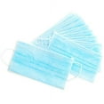 thumbnail image 2 of Personal Touch Blue Disposable Earloop Face Mask Pleated Pack of (50 Pcs), 2 of 4