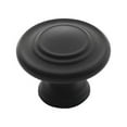 thumbnail image 2 of Inspirations Round Knob - Flat Black, 2 of 2