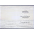 thumbnail image 2 of Designer Greetings Blue and Yellow Hued Sunset at Beach with Glitter Border Spanish Father's Day Card, 2 of 2