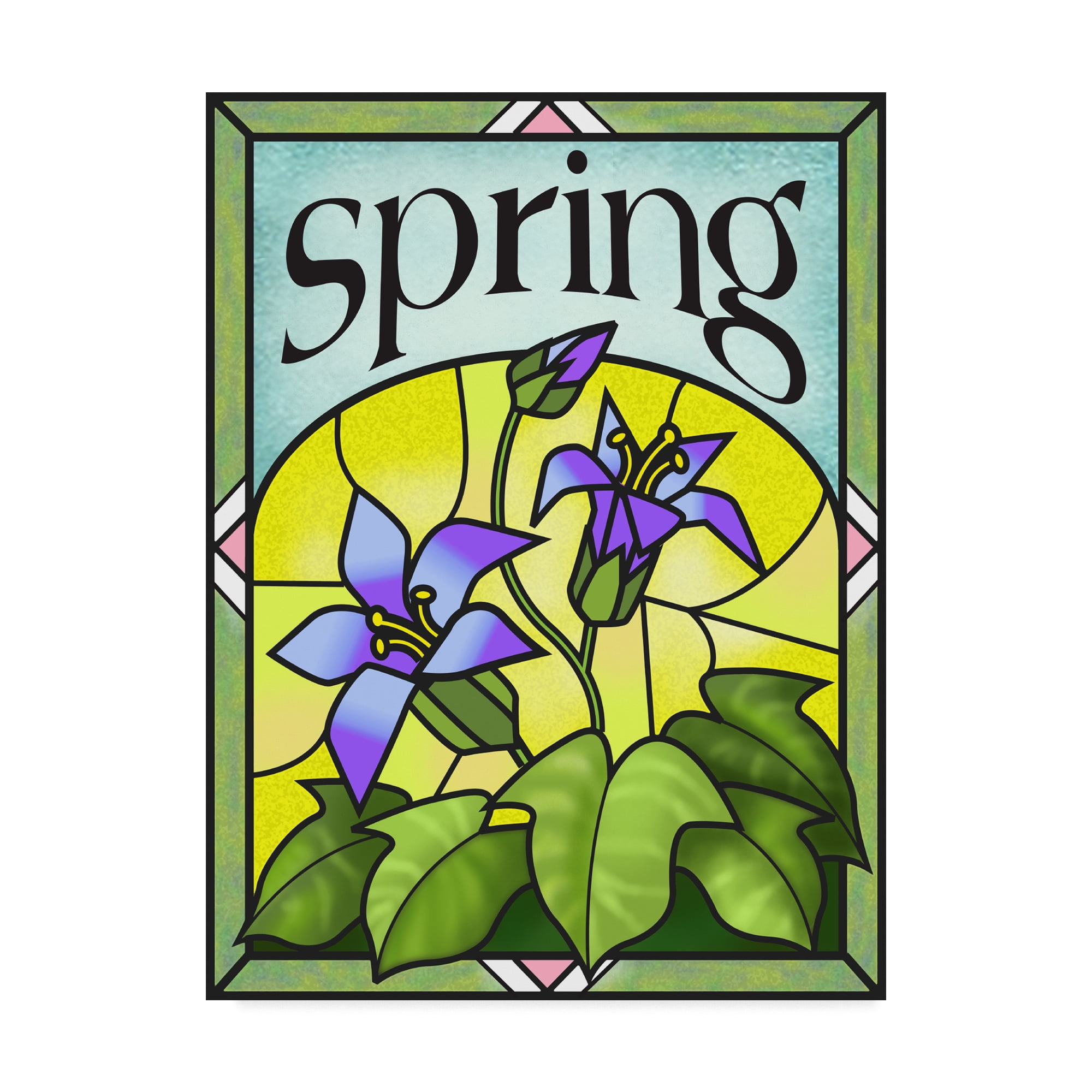 Trademark Fine Art 'Stain Glass' Canvas Art by Margaret Wilson