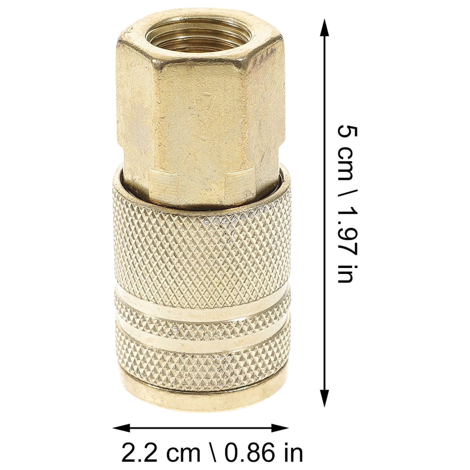 FOMIYES 10Pcs Air Hose Fittings Made of High Grade Iron with Quick Release for Air Compressor and Industrial Use