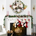 thumbnail image 2 of Christmas Wreaths with Lights, 24 Inch Silver White Christmas Wreath for Front Door, Battery Operated Christmas Decoration with Bow Flowers Ball Ornaments for Wall Window Holiday Party Decor, 2 of 9