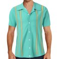 thumbnail image 1 of Gibobby Playera Polo Hombre Playeras Tipo Polo para Hombre Casuales Moda Camiseta Manga Corta Slim Fit de Caballero(Azul claro,M), 1 of 5