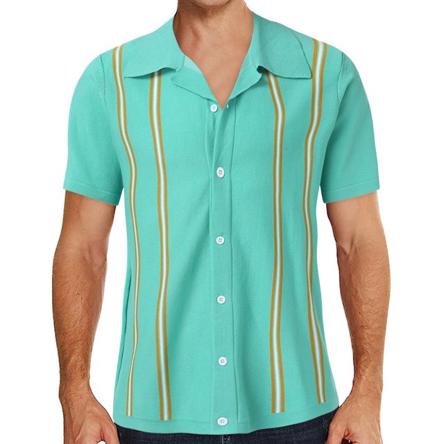 Gibobby Playera Polo Hombre Playeras Tipo Polo para Hombre Casuales Moda Camiseta Manga Corta Slim Fit de Caballero(Azul claro,M)