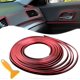 thumbnail image 1 of Car Interior Trim Strips - 10M Universal Car Gap Fillers Automobile Line Decorative Accessories DIY Flexible Strip Garnish Accessory (Red), 1 of 4