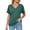 Green, variant on YOUSNH Women's Short Sleeve T Shirts Fashion V Neck Oversized Loose Tops Solid Casual Blouses Womens Tops 2024 Blue M