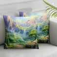 thumbnail image 3 of nygtbtfer Magic Path Mountain Plant deep Forest Tree Pillow Covers Pillowcases Home Decor Bed Couch Sofa Office Living Room Cushion White, 3 of 7