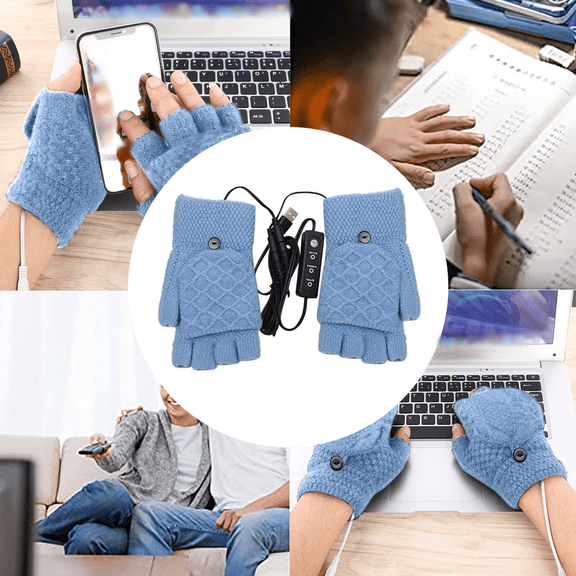 Electric Heating Gloves for Raynaud's & Arthritis, Thermal Hand Warmer for Office Work, Gaming, and Camping Outside