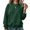 2# Dark Green, variant on Hoodies for Women Oversized Trendy Fall Sweatshirt Pullover Fleece Long Sleeve Sweaters Winter Outfits Y2k Clothes Light Gray M