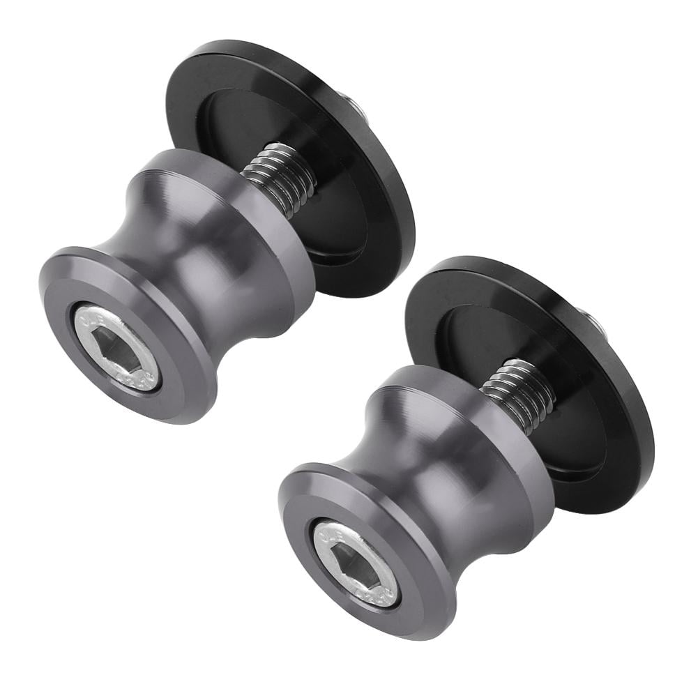 LYUMO 2pcs 6mm Motorcycle CNC Rear Stand Swing Arm Spool Sliders Stand