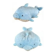 Pillow Pets 18” x 12” Squeaky Dolphin Cheniille Decorative Pillow