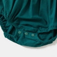 thumbnail image 6 of IBTOM CASTLE Mommy and Me Dresses Outfits Floral Sling Family Matching Romper V Neck Clothes Suit Set for Mother and Daughter 12-18 Months Dark Green Lace Up, 6 of 7
