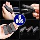 thumbnail image 4 of 6 piezas de soporte para gafas de coche Soporte universal para visera de coche, soporte para gafas de sol, colgador de gafas y funda para billetes, 4 of 5