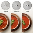 thumbnail image 4 of Hungry Artisan Ergonomic Stainless Steel Food Mill with 3 Milling Discs, 4 of 11