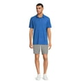 Men’s & Big Men's Jersey Knit Polo Shirt with Short Sleeves, Sizes S3XL