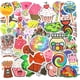 thumbnail image 1 of 100 Pieces Cute Sweet Treats Candy Stickers, Waterproof Vinyl Decal Dessert Stickers Ice Cream Cupcake Stickers for Laptop, Water Bottle, Skateboard, 1 of 4