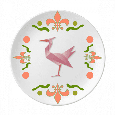 

Geometric Flango Origa Pattern Flower Ceramics Plate Tableware Dinner Dish