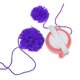 thumbnail image 3 of Juego de 4 herramientas para tejer pompones Yjmei, máquina para hacer pompones, herramientas para tejer, 3 of 3