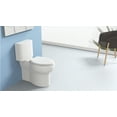 Mainstays Plastic Elongated Toilet Seat in Daisy White