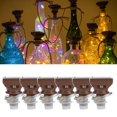 thumbnail image 3 of HURRISE 6PCS 20LED Solar String Lights Waterproof Wine Bottle Cork Lamp for Wedding Party Decoration,Bottle Cork String Light,Bottle Cork Lamp, 3 of 9
