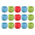 thumbnail image 1 of 15pcs Watering Pot Colorful Planter Round Plastic Plant Flower Pot Home Decor, 1 of 7
