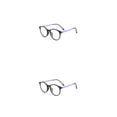 thumbnail image 1 of Minnieouse Montura de gafas de lectura para mujer, montura de gafas, montura óptica, montura redonda, gafas para miopía antiluz, azul y negro Azul negro 2piezas, 1 of 6