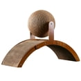 thumbnail image 1 of 2 in 1 Cat Scratcher Cat Scratch Ball Durable Wooden Frame Sisal Rope Corrugated L, 1 of 6