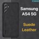 thumbnail image 2 of Funda Cuero Gamuza Para Samsung Galaxy A54 5G Case Toque Cómodo Anti-huella digital Botones a prueba de golpes Presione fácilmente Proteger la cámara Proteger la pantalla Anti-caída Borde de TPU suave Gao Jiahui unisex, 2 of 2