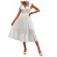 thumbnail image 1 of Vestido bohemio Dara Baby Vest0106 Blanco Casual de Playa o Fiesta para Mujer, 1 of 4