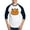 Blue/White, variant on CafePress - Cat Jack O Lantern Pumpkin - Cotton Baseball Jersey, 3/4 Raglan Sleeve Shirt